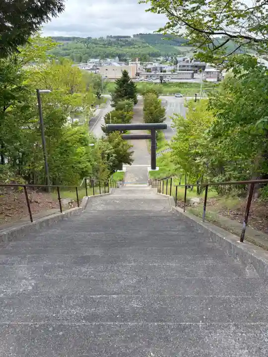 留辺蘂神社の景色