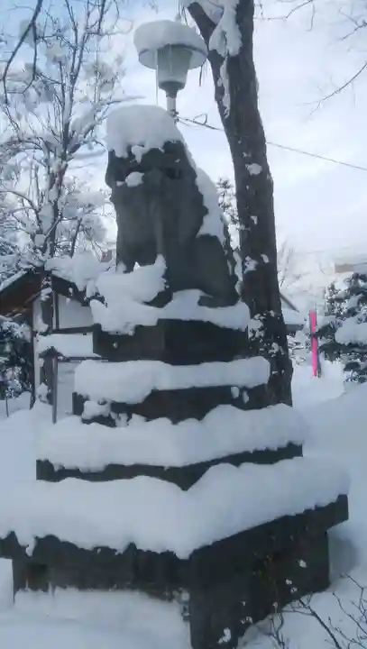 比布神社の狛犬