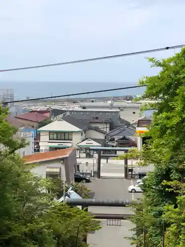 浦河神社の景色