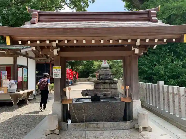 筑波山神社の手水舎