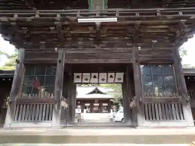 菅生石部神社の山門・神門