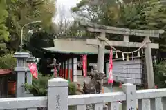 大鳥美波比神社（大鳥大社境内摂社）の鳥居