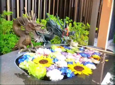 駒込妙義神社の手水舎