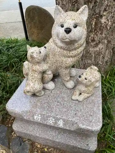 川越八幡宮の像