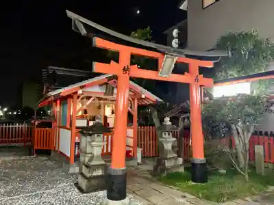 松明殿稲荷神社の鳥居