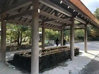 伊勢神宮外宮(豊受大神宮)の手水舎