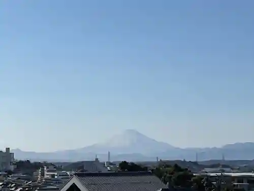 峰白山神社の景色