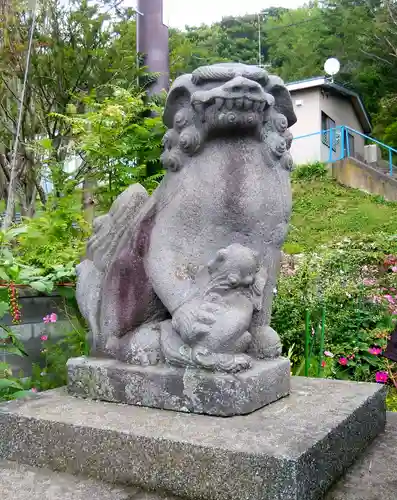 浦河神社の狛犬