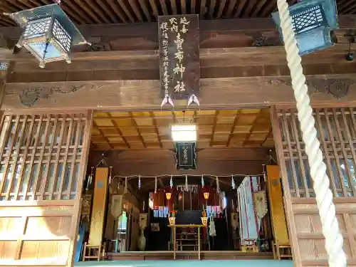 賣布神社の本殿