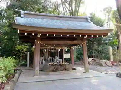 愛知縣護國神社の手水舎