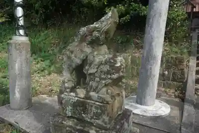 新具蘇姫命神社の狛犬