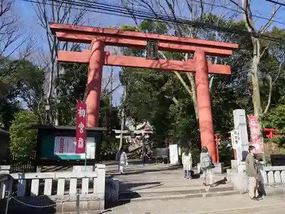世田谷八幡宮の鳥居
