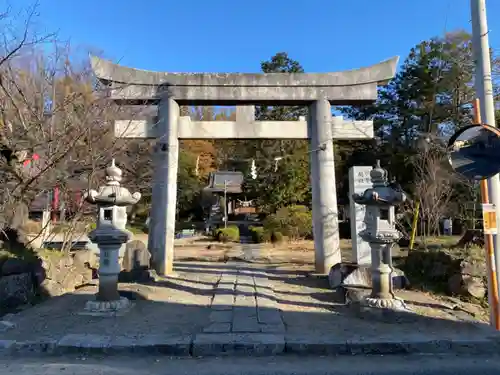 甲斐総社八幡神社の鳥居