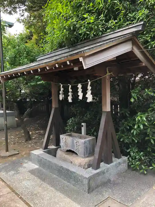 國領神社の手水舎