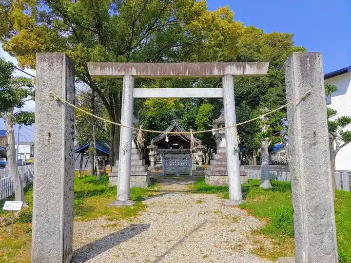津島社の鳥居