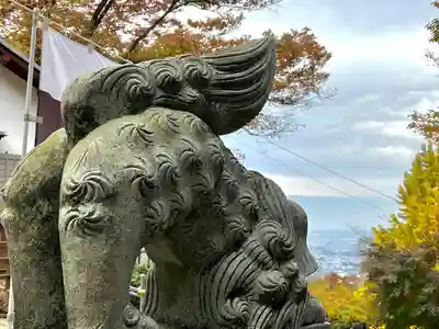 御嶽神社の狛犬