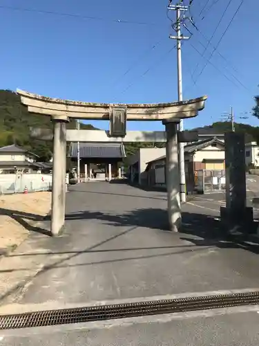 田潮八幡神社の鳥居