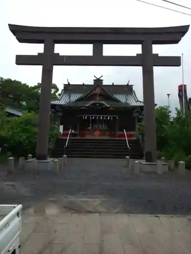 板倉雷電神社の鳥居