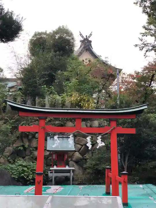 難波大社 生國魂神社の鳥居