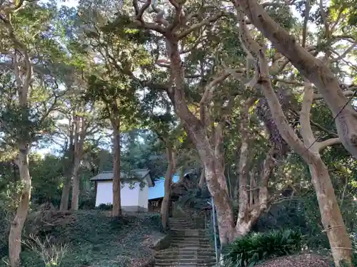 船越鉈切神社の自然