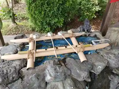 真氣神社の手水舎