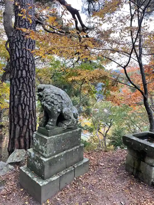 龍興山神社の狛犬
