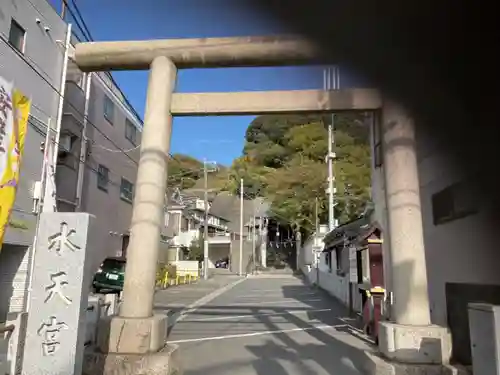 太田杉山神社・横濱水天宮の鳥居