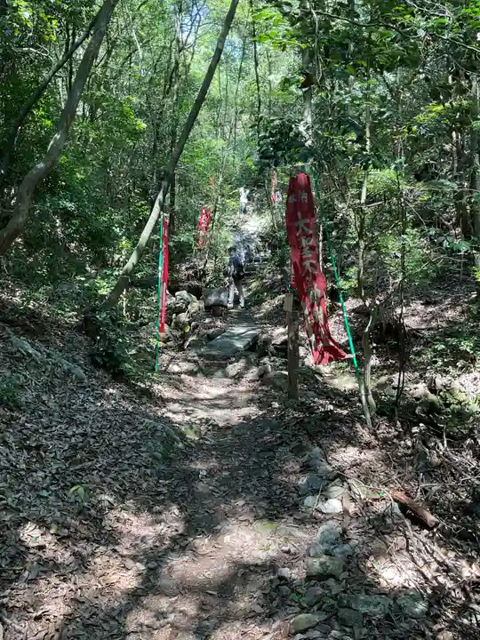 不動明王堂(不動明王の滝)の自然