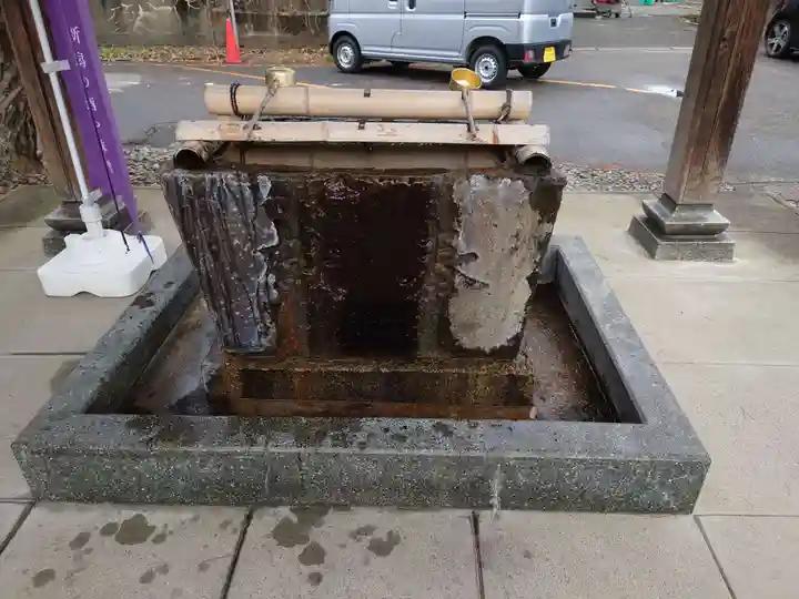 蒲原神社の手水舎