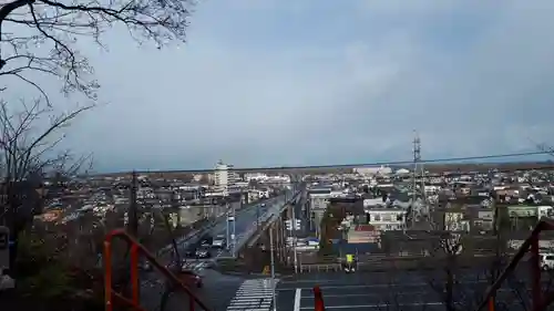 星置神社の景色