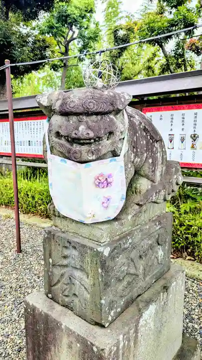 菊田神社の狛犬