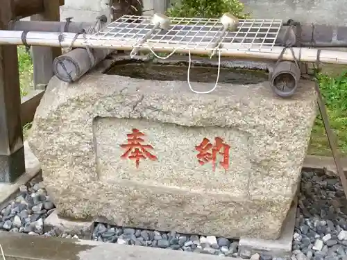 新田稲荷神社の手水