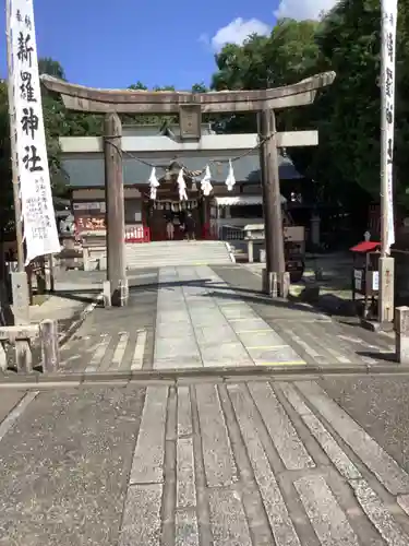 新羅神社の鳥居