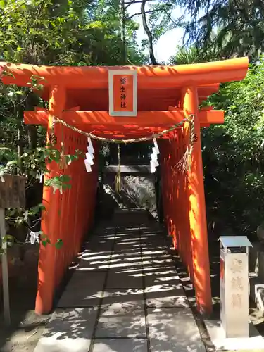 空鞘稲生神社の鳥居