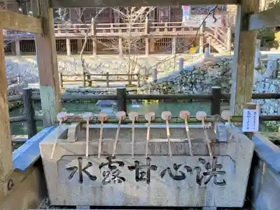 播州清水寺の手水舎