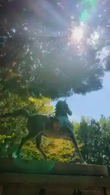 川曲神社(子生和町)の狛犬