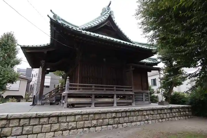 上平間八幡大神の本殿・本堂