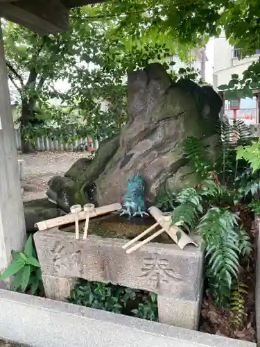 金岡神社の手水