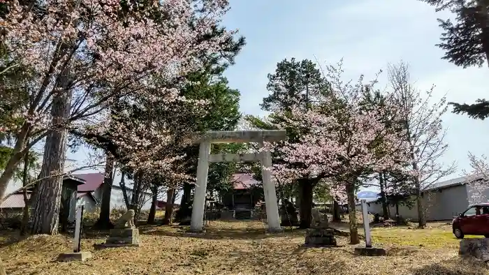 野花南神社の鳥居