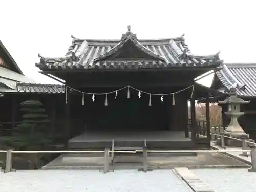 阿智神社の本殿・本堂