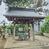 上高田氷川神社の手水舎