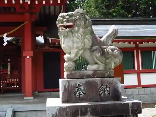 冨士御室浅間神社の狛犬