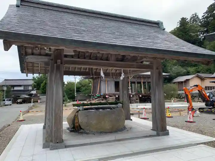 佐太神社の手水舎