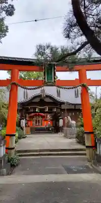 許波多神社（五ケ庄鎮座）の鳥居