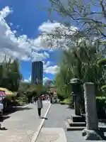 寛永寺不忍池弁天堂の庭園