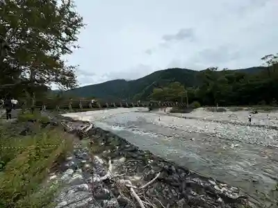 穂高神社奥宮の周辺
