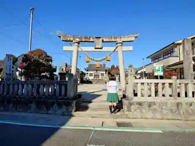 貝津神社の鳥居