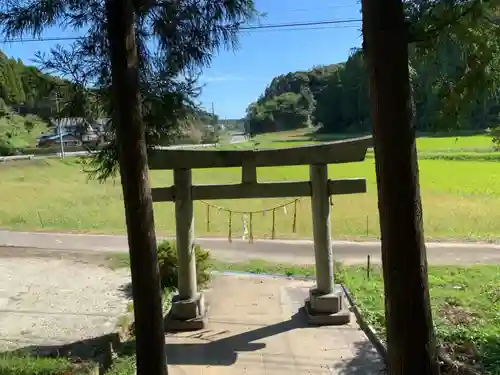 熊野神社の景色