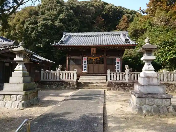羽梨神社の本殿・本堂