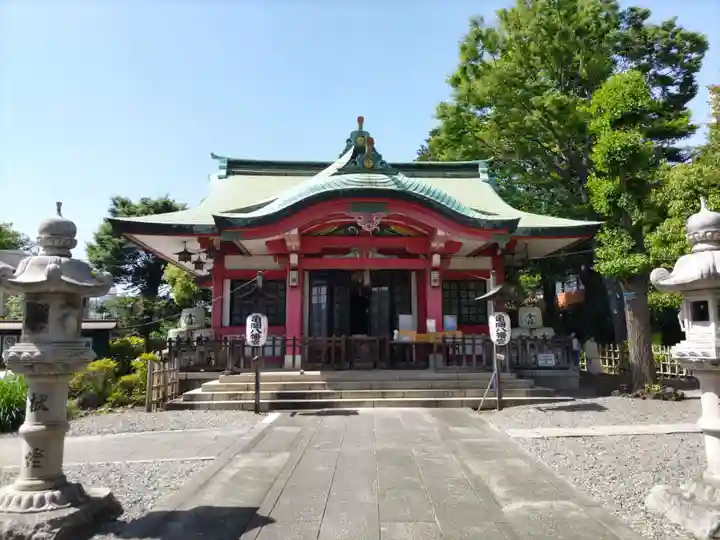 市谷亀岡八幡宮の本殿・本堂
